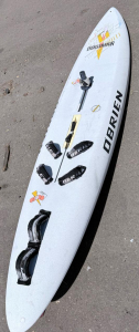 O'Brien Excellerator Windsurf Board, Approx. 9'6" Length, 135L Volume, 4 Footstraps