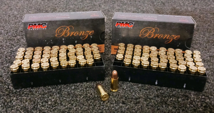 (2) Boxes of PMC 9mm Ammo