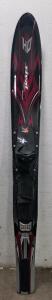 HO Sports Rival Super Bottom Slalom Water Ski, 68" with Adjustable X-Form Bindings