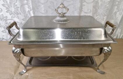 (1) Stainless Steel 22" Chafing / Warming Dish