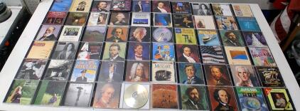 Lot of 44 Classical & Jazz Audio CDs &ndash; Beethoven, Mozart, Gershwin, Glenn Miller, Wagner