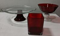 Military-Style Jackets & 21-Piece Red Dishware Set - 6