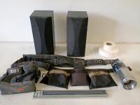 Onkyo SKF-2001 Speakers, Tool Belts, Magnetic Bar, Joint Tape, Dryer Elbow &ndash; Mixed Lot