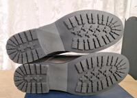 (1) Pair Of Club Room Men's Westin Lace-Up Ankle Boots In Gray, Size 10.5 M, - 4