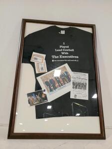 The Executives Framed Memorabilia Display with Signed Flyer and T-Shirt