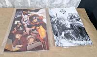 (4) Sailor Moon Cd's, (1) Poster & Assorted Anime Posters - 3