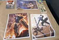 (4) Sailor Moon Cd's, (1) Poster & Assorted Anime Posters - 5
