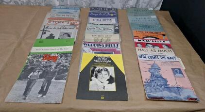 (20) Pieces Of Assorted Vintage Sheet Music