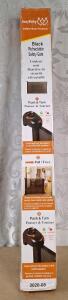 (1) Easy Baby Retractable Safety Gate, For 13" - 55" Opening, Black