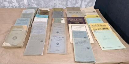 Lot (30) Pieces Of Vintage Mining Literature