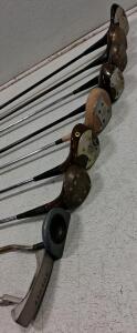 Vintage Elite MV2 Persimmon Golf Woods Set (7 Clubs), Steel Shafts, Right-Handed and More
