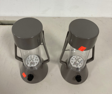 (2) LED Lanterns