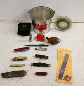 Vintage Pocket Knives, Tools & Collectibles Lot &ndash; 13+ Items, Includes Stanley, Victorinox, Miller