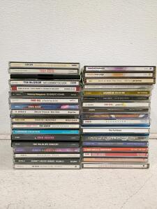 Assorted Music CD Lot &ndash; 38Albums Featuring Elton John, Tim McGraw, The Police, and More