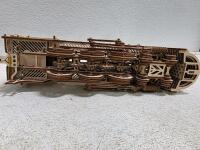 Wood Trick Locomotive R17 Mechanical Wooden Model Kit &ndash; 405 Pieces, Fully Assembled, Interactive Features - 5