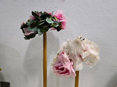 Jacques Fath Paris Original Vintage Floral Fascinator Headpiece