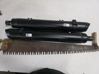 Indian Motorcycle OEM Exhaust Mufflers 1263259-922 & 1263260-922 for Challenger, Springfield, Chieftain, Pursuit