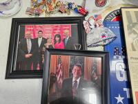 Large Patriotic Political & USMC Memorabilia Lot: Reagan, Bush, GOP, Ornaments, Plaques, Art - 2