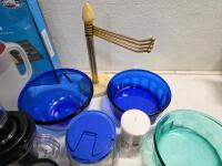 Assorted Kitchenware and Small Appliances Lot with Working Magic Bullet Blender - 5