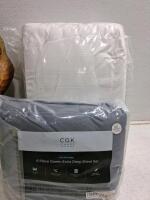 Mixed Home Goods Lot &ndash; Ceramic Dinnerware Set, Aurora Indoor Fountain, Queen Sheet Sets, D&eacute;cor - 3