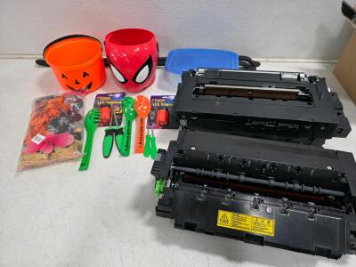 Halloween Pumpkin Carving Party Kit, Buckets, LED Lights, Printer Cartridges, SureFresh Containers
