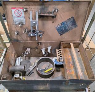 Welding Lockout & Maintenance Kit &ndash; Steel Box w/ Chains, LOTO Devices, Discs, Hardware