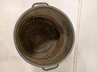 Large Stainless Steel & Enamel Stock Pot Set with Lids, 24/16/12 qt, Racks - 2