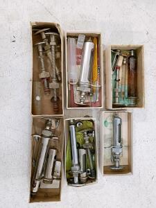 Vintage B-D Champion No. 507/50 and Faichney Purity Veterinary Syringes with Accessories