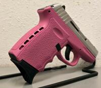 SCCY CPX-2 9mm Pistol, Pink Frame, Stainless Slide, 3.1" Barrel, SN: 772260 - 2