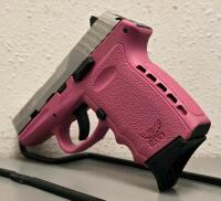 SCCY CPX-2 9mm Pistol, Pink Frame, Stainless Slide, 3.1" Barrel, SN: 772260 - 3