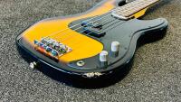 Silvertone Precision Bass Style, 4-String Sunburst, Split Single-Coil, Maple Neck - 7