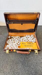 Large Lincoln Wheat Cent Collection in Briefcase | 1940s-1950s | D/S/P Mints | Errors Noted