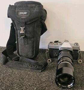 Mamiya/Sekor DSX 1000 35mm SLR Camera with Chiko 70-210mm f/4 Lens and Case