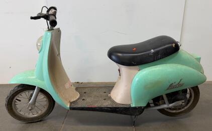Heathkit Electric Scooter, 24V System, Mint Green/White, Vintage Model