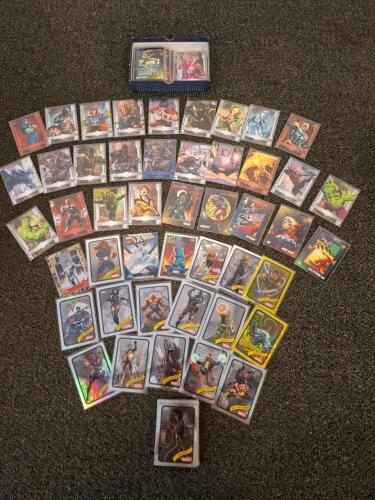 Marvel Trading Card Collection &ndash; Upper Deck & SkyBox, Approx. 45 Cards, Holographic & Insert Variants