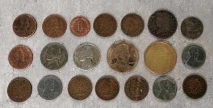 U.S. & World Coin Collection: Lincoln, Indian Head, Half Cent (1829), World Coins, Multiple Years