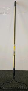 AMES PRO Bow Rake With Forged Steel Head And Fiberglass Handle