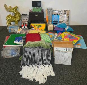 Storage Boxes, Decor, Crayola Crayons, Textiles, Calendars, Stationery, And More