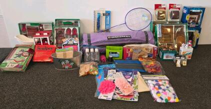 Dollhouse Furniture, Board Game, Sculpey Clay, Wakeman Mat, Kids & Craft Supplies, And More