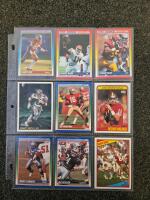 1990 Score & Topps Football Cards Collection: Montana, Rice, Bo Jackson, Sanders, Smith, Seau - 2
