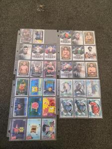 Topps UFC Chrome 2023, SpongeBob & Disney 100 Cards, Holo Parallels, 1 Numbered