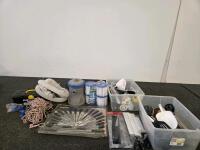 Tool Bench Plastic Toolbox, 22 Screwdrivers, Kitchen Utensils, Knives, & Pool Pump (Tested)