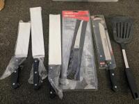 Tool Bench Plastic Toolbox, 22 Screwdrivers, Kitchen Utensils, Knives, & Pool Pump (Tested) - 7