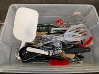 Tool Bench Plastic Toolbox, 22 Screwdrivers, Kitchen Utensils, Knives, & Pool Pump (Tested) - 8