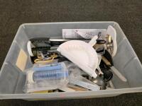 Tool Bench Plastic Toolbox, 22 Screwdrivers, Kitchen Utensils, Knives, & Pool Pump (Tested) - 10