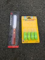 Assorted Hand Tools & Kitchenware: Wire Cup Brush, Multimeter, Drill Bits, Rope, S-Hook, USB Cable - 24