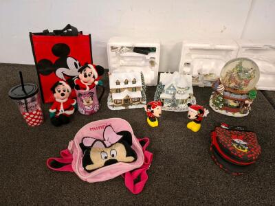 Disney Christmas Items &ndash; Plush, Drinkware, Bags, Snow Globe Music Box, Thomas Kinkade Village Houses, (Light Up), Oven Mitts, And More