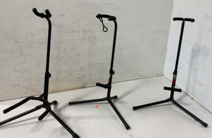 (3) Guitar Stands