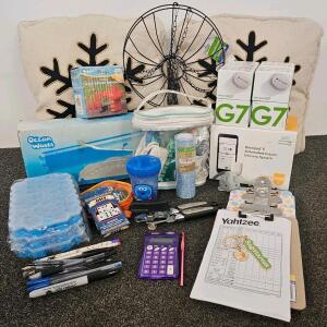 Dexcom G7 CGM And Omnipod 5 Automated Insulin Delivery System, White Noise Machine (New), Decorative Pillows, And More