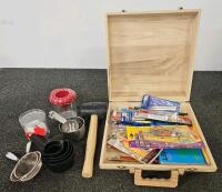 Storage Containers, Kitchen Tools, Wall D&eacute;cor, Organizer Boxes, Art Kit, 40+ Items - 5